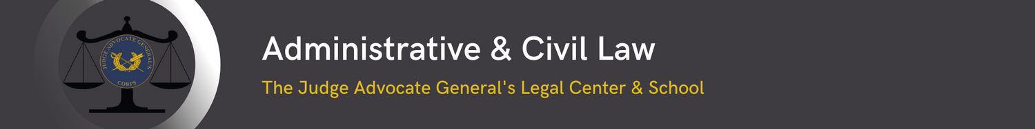 Administrative and Civil Law Banner